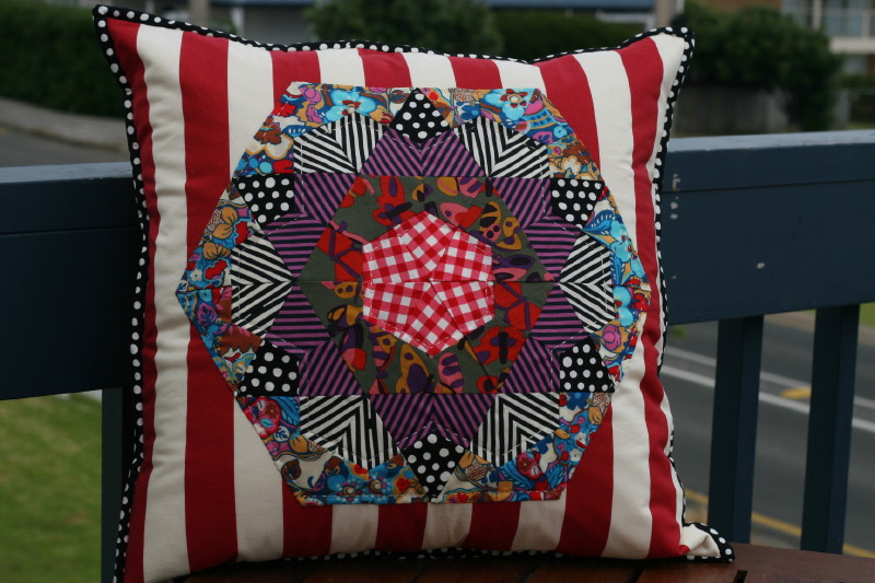 a pillow finished
