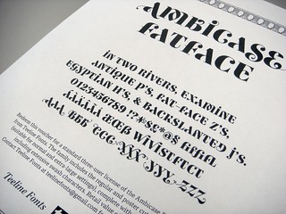 License voucher for Ambicase Fatface fonts