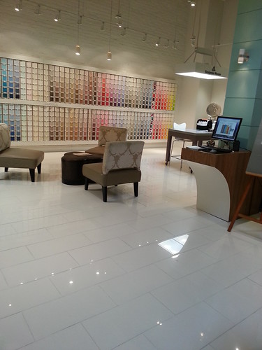 Paint chip heaven at Benjamin Moore in the San Francisco Design Center