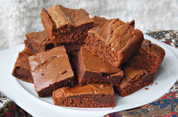 Marmorierte Brownies Mit Erdnussbutter — Rezepte Suchen