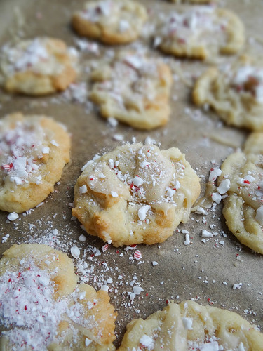 white chocolate peppermint rounds