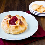 Baked Brie with Cranberry-Apricot Chutney