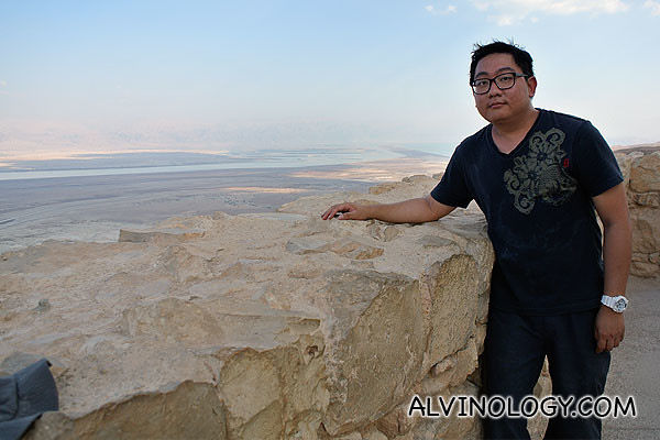 Me at the top of Masada fort 