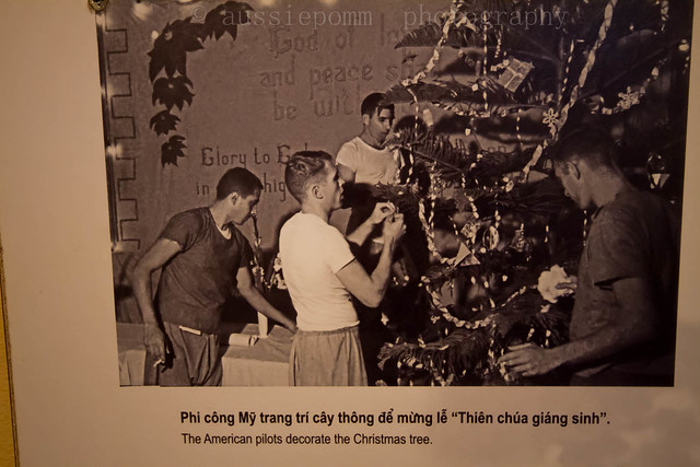 American Pilots Decorating Christmas Tree