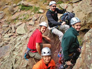 The Guys on Whale's Tail Belay Ledge