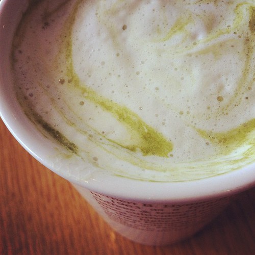 Matcha green tea latte. CBTL. Mmm.