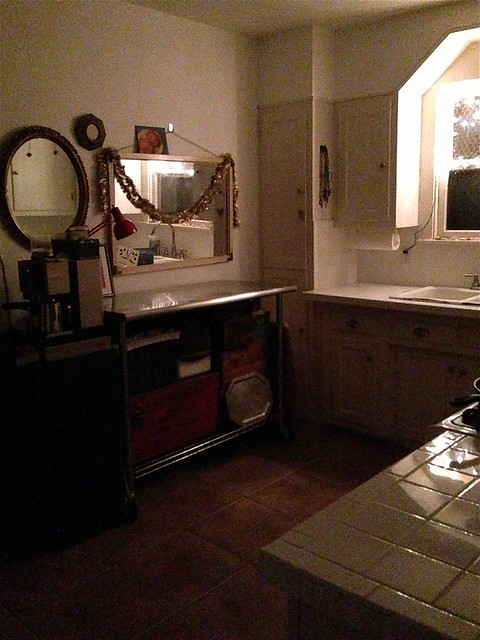 kitchen in the wee hours of the morning
