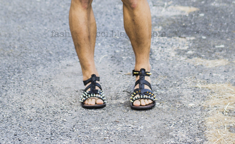 blog sandals studded