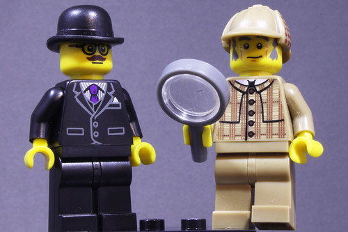 Sherlock & Watson LEGO System Minifigures