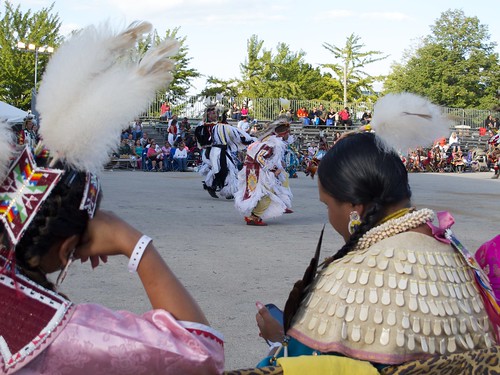 Folklore Dancing at the Indian Summer Festival at Wilwaukee's Lakefront