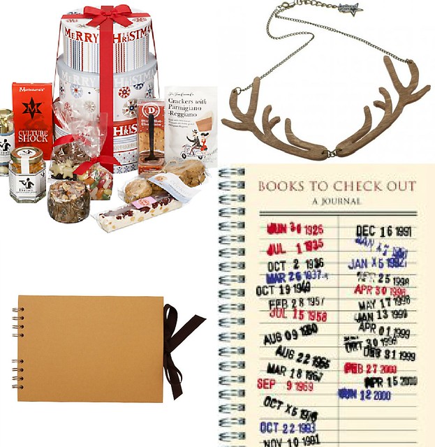 christmas gift guide 2012, gifts for women, scrapbook, john lewis christmas hamper,
