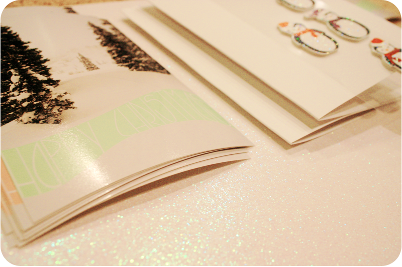 {our diy christmas cards} supplies