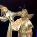 Gold Human Statue bodyart