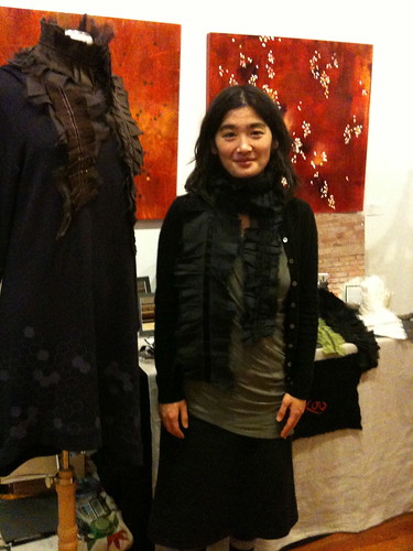 Beautiful Hitoko and her textile art