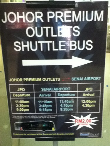 Johor Premium Outlets shuttle bus
