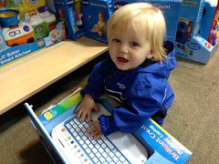 Baby starts coding by Guzilla