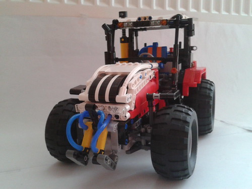 Steyr CVT 6200_6  Lego tractor, Lego activities, Cool lego