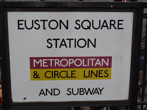 Euston Square with no Hammersmith & City Line
