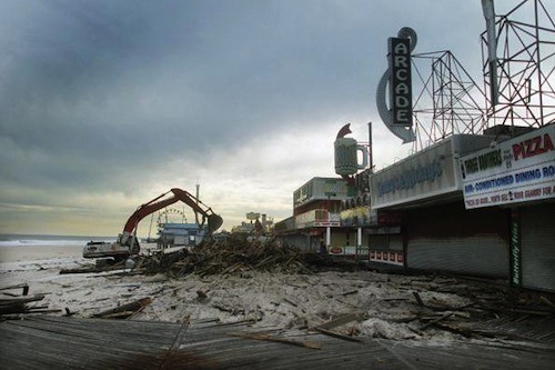 Seaside Heights, NJ after Sandy