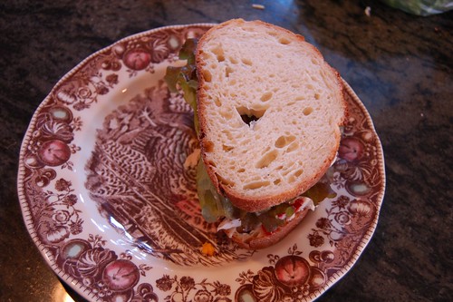 Leftovers Sandwich, like you do.