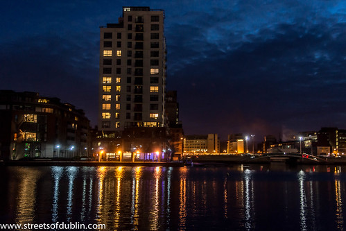 Dublin Docklands At Night (December 2012) by infomatique