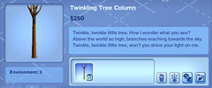 Twinkling Tree Column