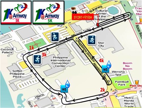 Amway Run 5k Route