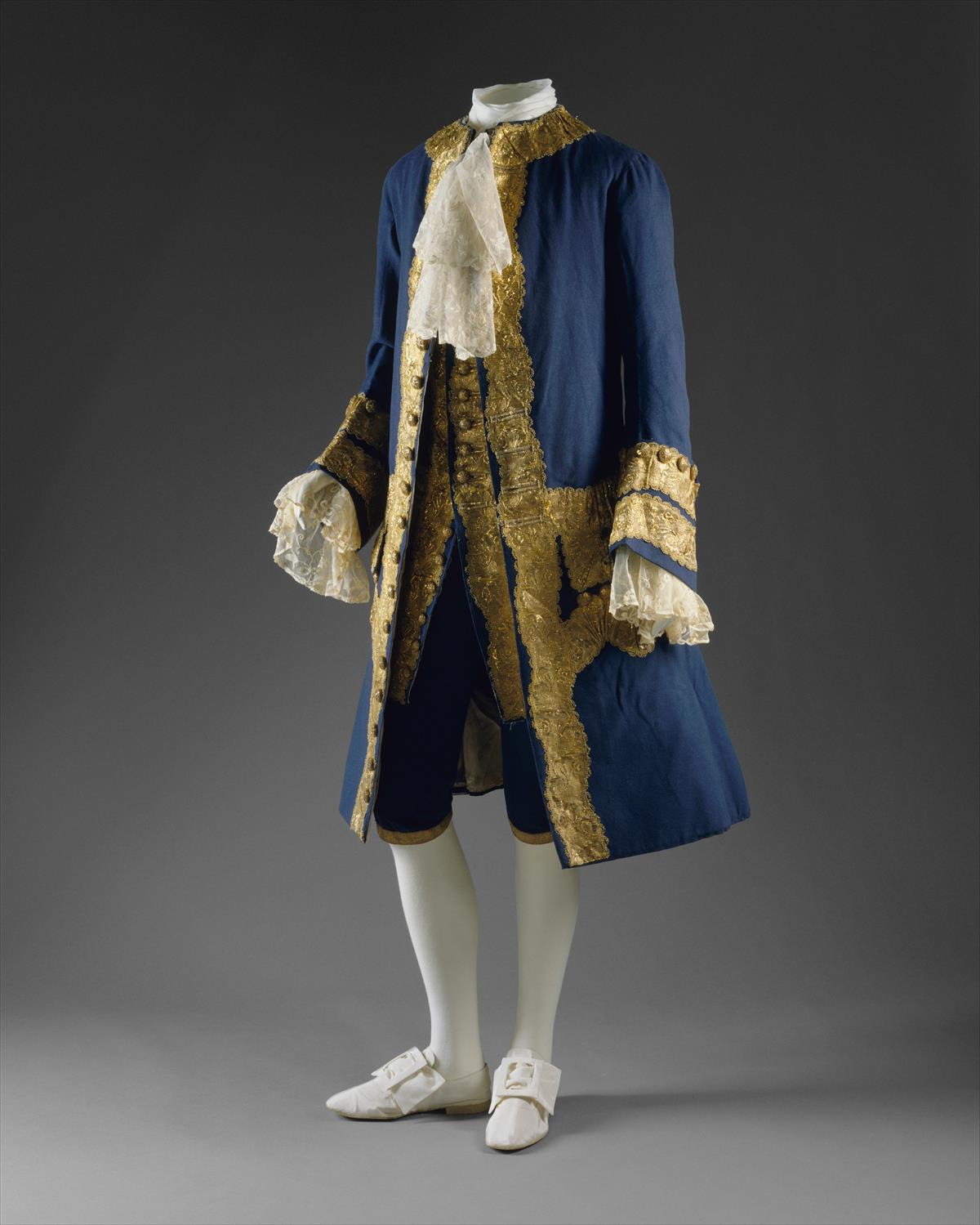 1760. British Suit. Wool, gilt metal. metmuseum
