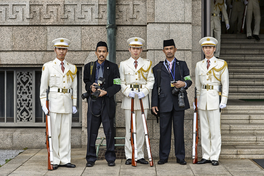 The Photographer and Japanese Ground Self-Defense Force Honor Guard