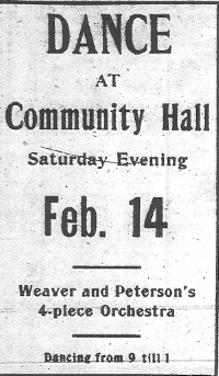 Dance, Gazette, 2-13-1920