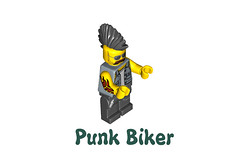 LEGO Minifigures Series 10 -  Punk Biker