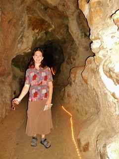 Clare in a Cave at Quinta da Regaleira