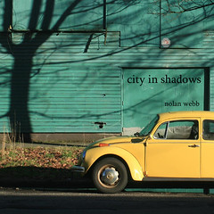 city in shadows