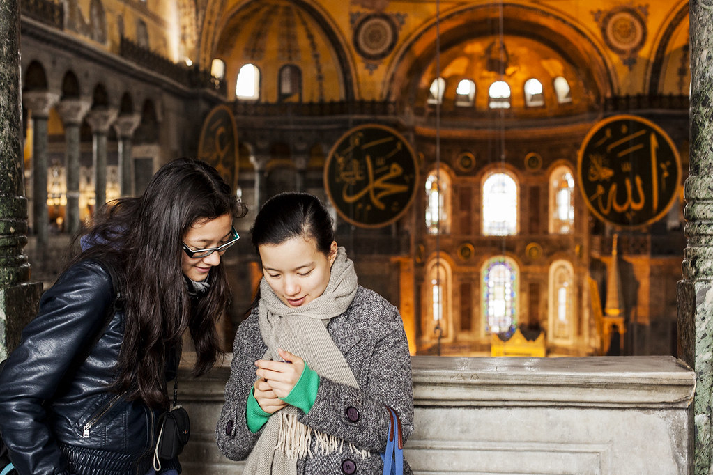 Istanbul | Tourist Inside AyaSofya | Hagia Sophia | Turkey