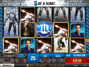 free Iron Man 2 slot game symbols