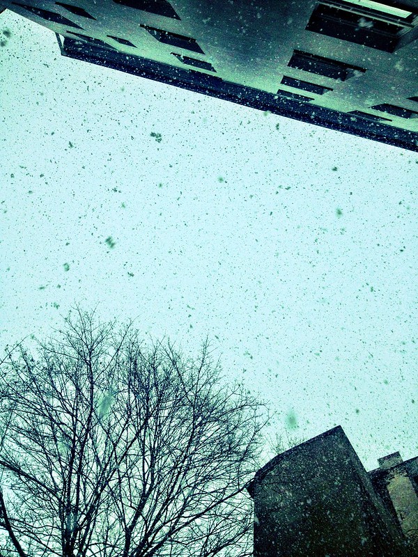 snowing