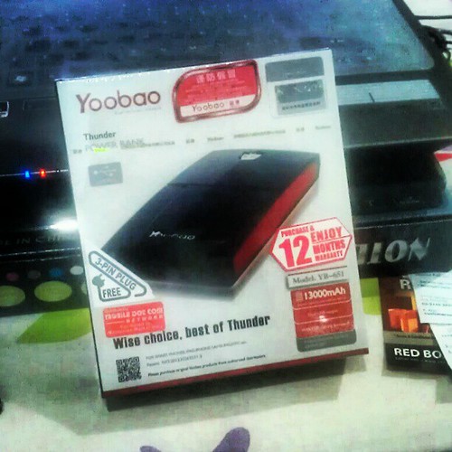 Power Bank 13000mAh oleh Yoobao. Tawaran terbaik di PIKOM PC Fair KLCC. #gadget #tech #snap #weekend