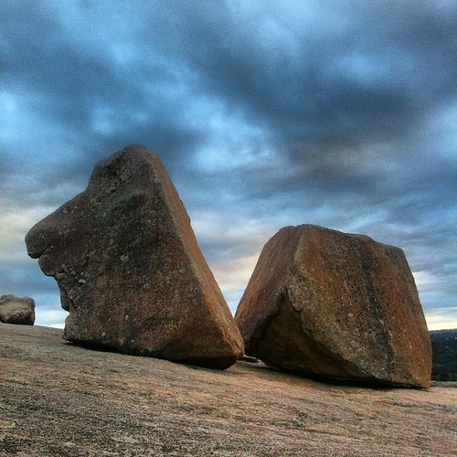 Big rocks.