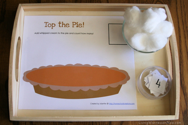 Top the Pie Activity Tray