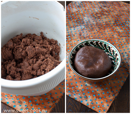 шоколадное песочное тесто