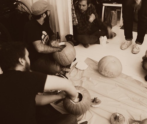 Pumpkin carving party