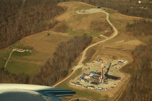Drilling Marcellus Shale Gas well, SW PA