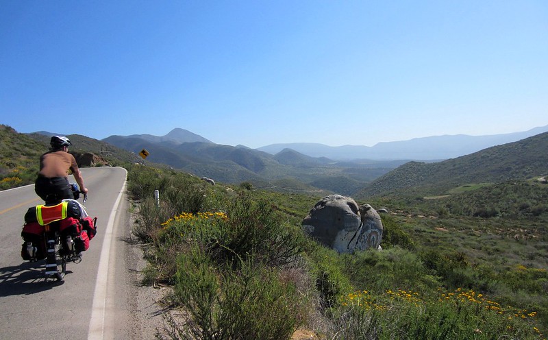 Bicycling Around the World :: Highway 3 to Ojos Negros, Baja California, Mexico