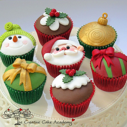 cupcakes navidad