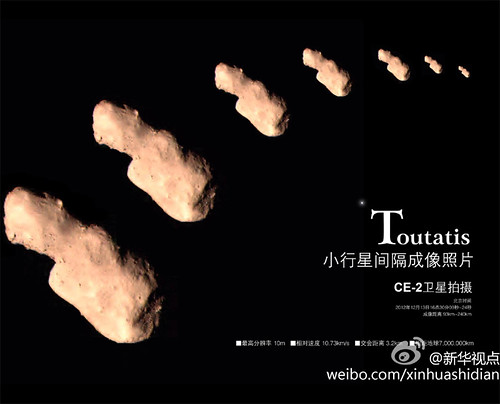 Chang'e 2 Toutatis flyby