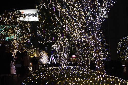 Christmas lights in Shinjuku