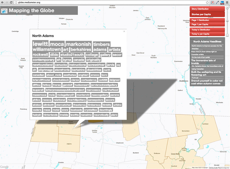 North Adams - Mapping the Globe: Screenshots