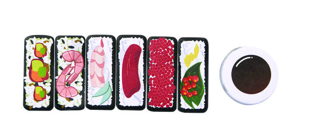DCI Sushi with Dip Sticky Notes P150