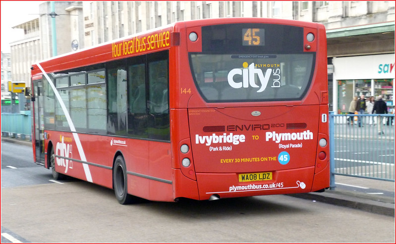 Plymouth Citybus 144 WA08LDZ