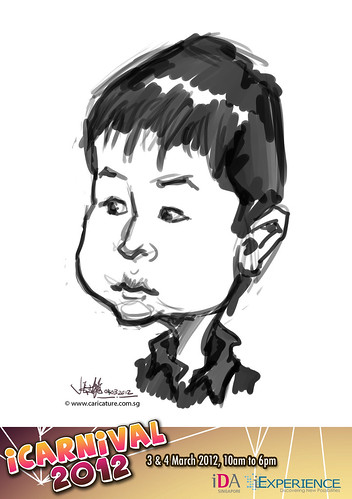 digital live caricature for iCarnival 2012  (IDA) - Day 2 - 19